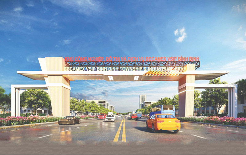 Becamex Binh Dinh 工業団地は、非常に系統的かつ専門的に計画されています。