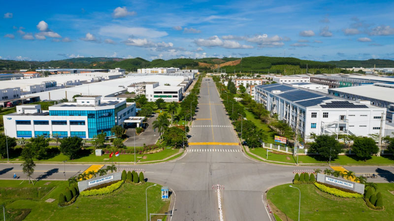 VSIP クアンガイ工業団地の空席はすべて埋まりました。