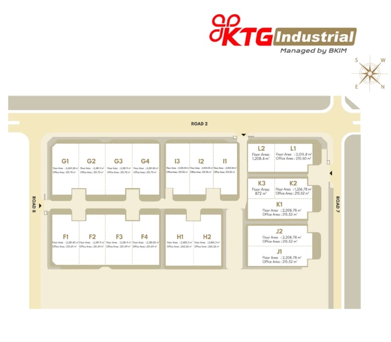 Sơ đồ KTG Industrial Yên Phong IIC (giai đoạn 2)