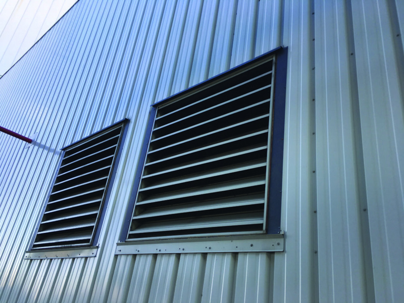 Industrial louvers