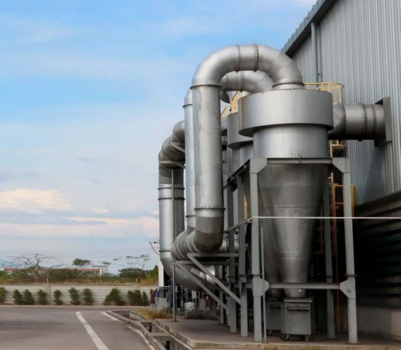 Cyclone dust collection system