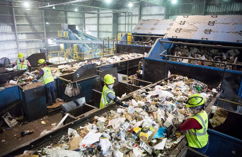 Solid waste treatment system