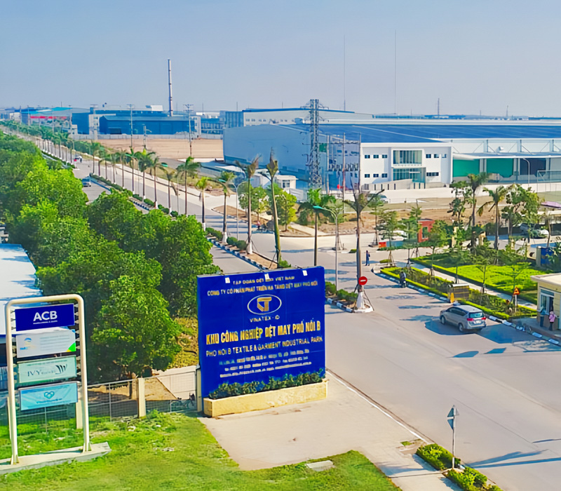 Khu công nghiệp dệt may Phố Nối B