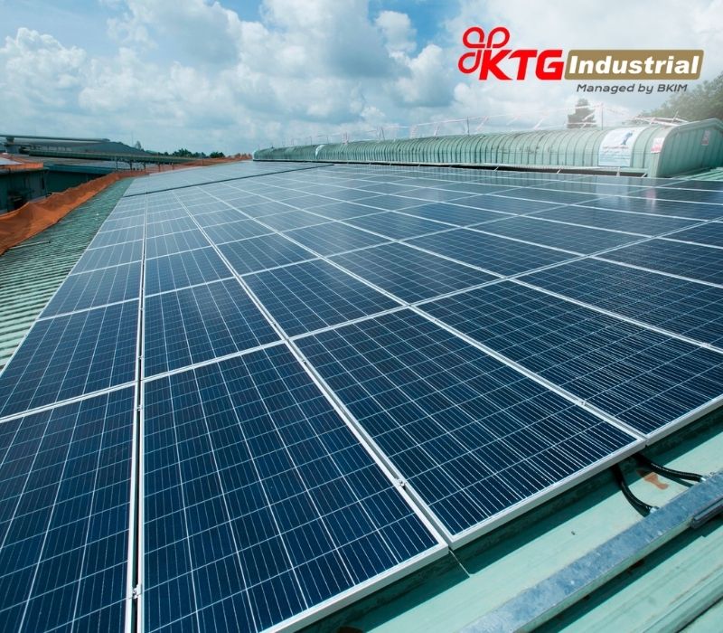 KTG Industrial's rooftop solar power system