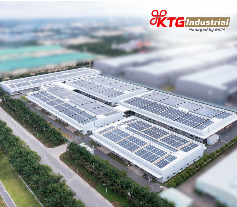 Nhà xưởng xây sẵn theo tiêu chuẩn xanh của KTG Industria