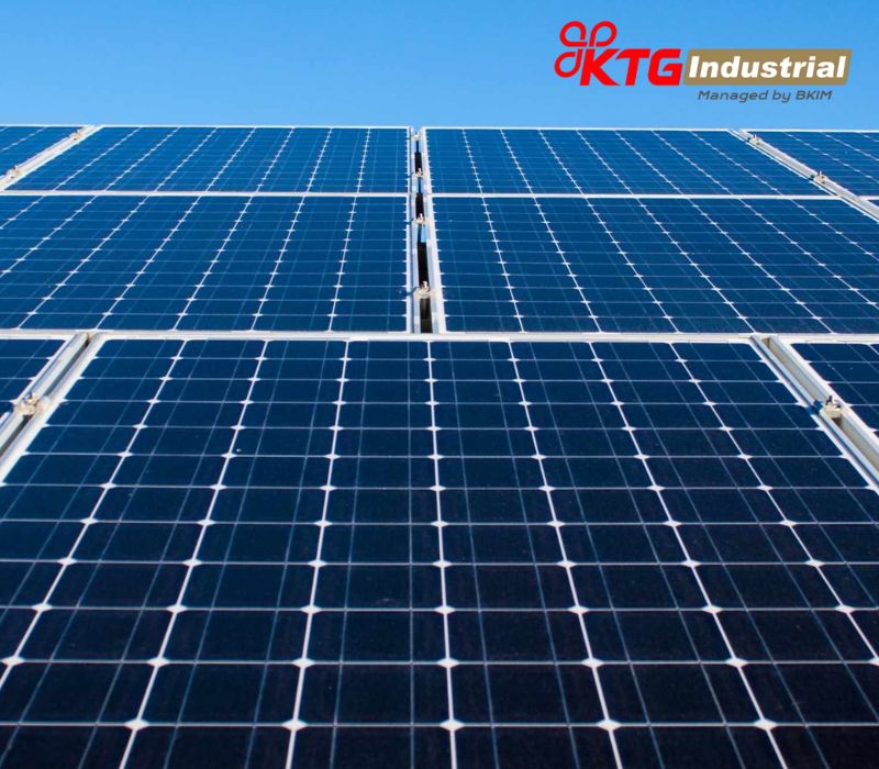 Hệ thống điện mặt trời áp máy của KTG Industrial