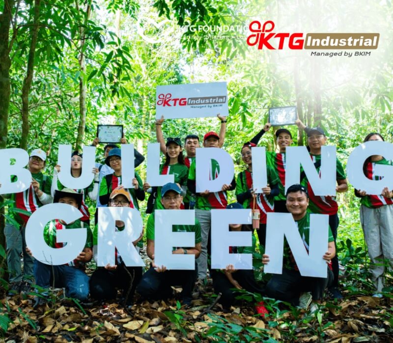 Dự án trồng rừng xanh của KTG Industrial
