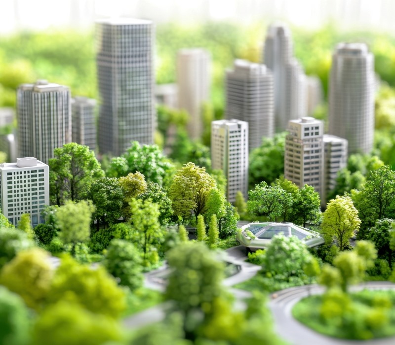 Green industrial park model