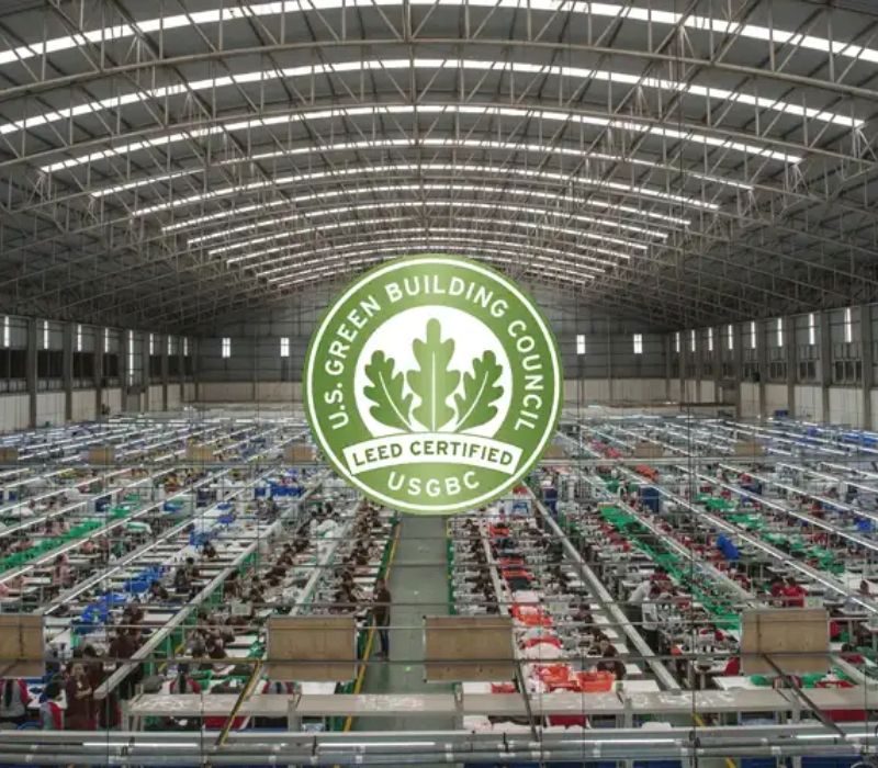 Logo nhà máy xanh đạt tiêu chuẩn LEED